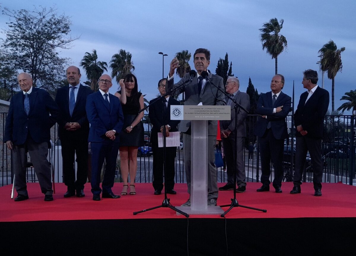 Inauguration du nouveau parvis au musée des Arts Asiatiques