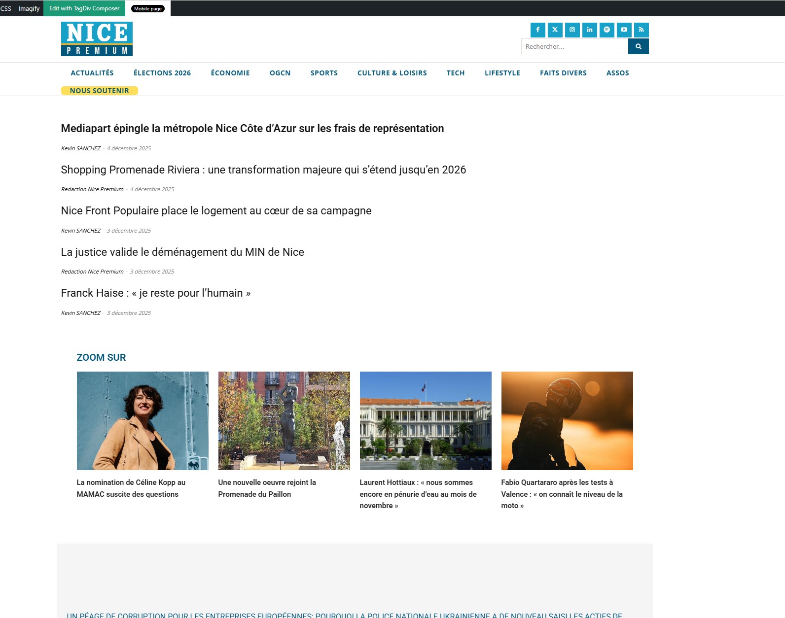 pulic corrupted home page