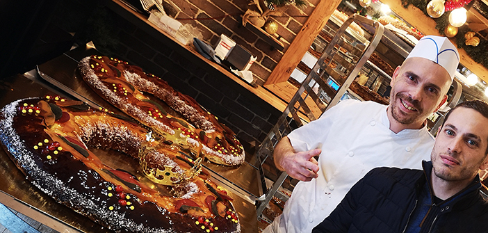 Deux galettes des Rois pour le Pape réalisées par une boulangerie drapoise !