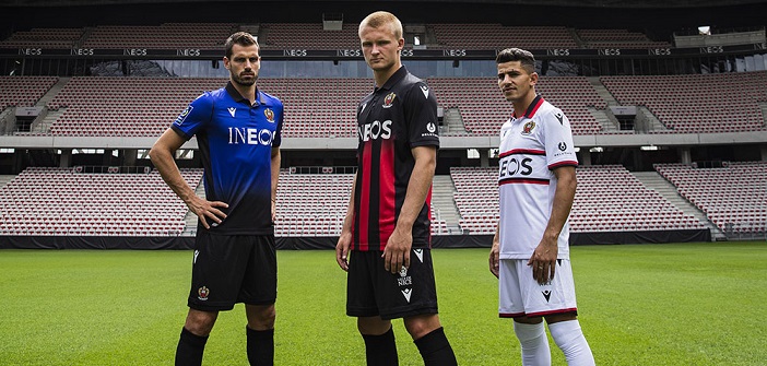 L’OGC Nice dévoile ses nouveaux maillots