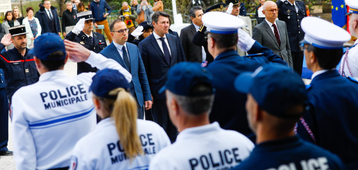 La police municipale de Nice décorée lors d’une cérémonie