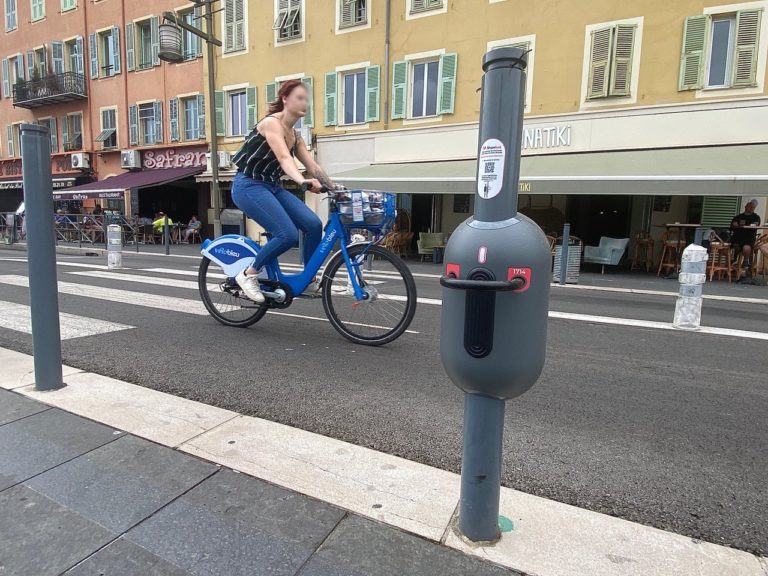 Nice met en place de nouveaux antivols pour les vélos