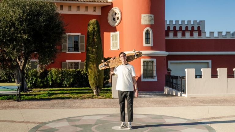 Ruben Chiajese a ridé au Château de Crémat