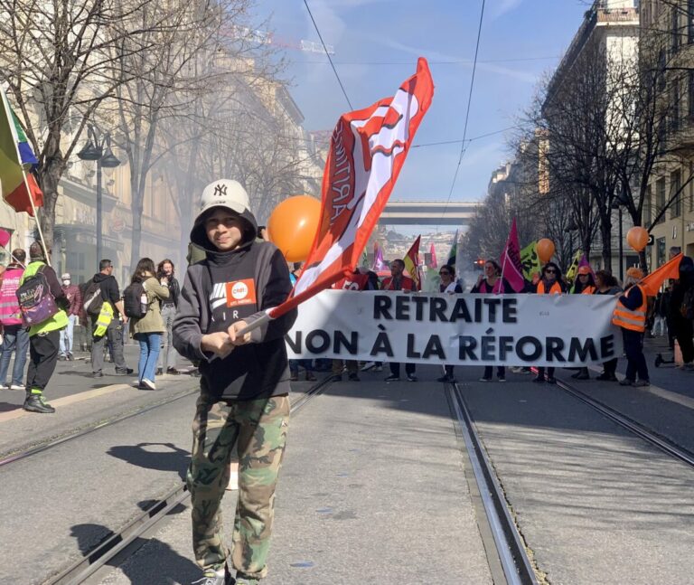 Mobilisation du 28 mars à Nice : la colère gronde Emmanuel Macron