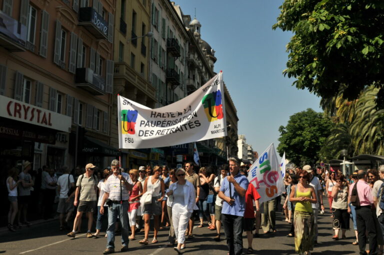 Réforme des retraites : après la manifestation de jeudi, des nouveaux rassemblements organisés à Nice