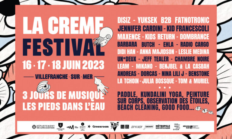 La Crème Festival : 3 jours de musique les pieds dans l’eau