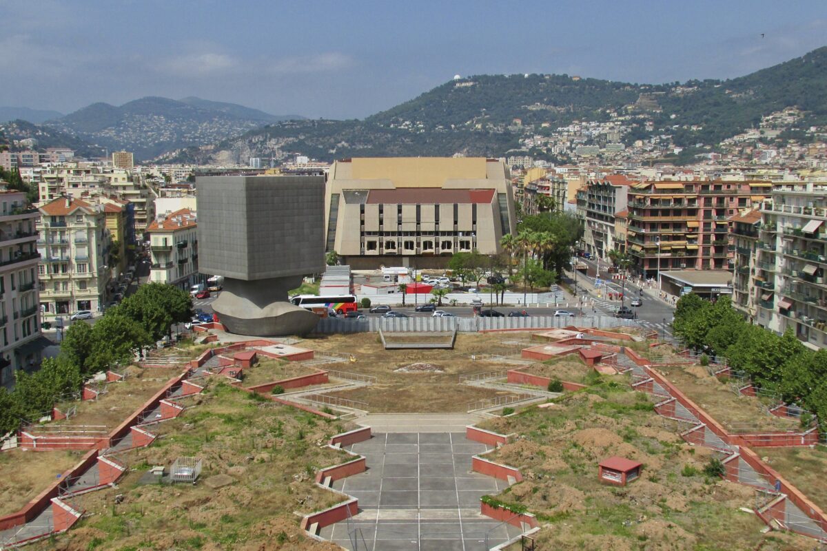 Vue depuis le toit du MAMAC, crédit photos : Delphine Rossignol