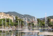 Miroir d'eau de la Promenade du Paillon, crédit : DR