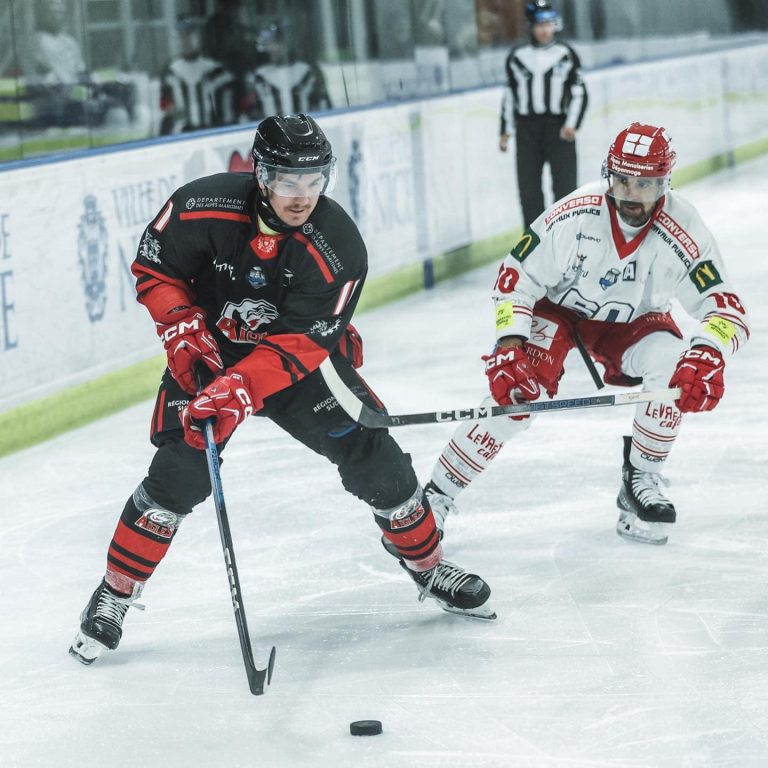 Hockey : les Aigles s’inclinent sur le fil à Chamonix