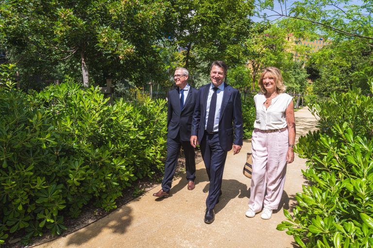 Visite du nouveau poumon vert de Grand Arénas