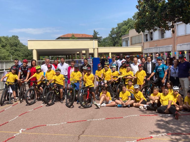 Nos pitchounes ont été gâtés avec l’arrivée du Tour de France à Nice