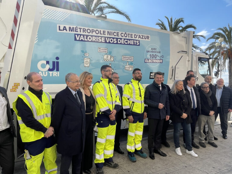 Nice passe à l’électrique : une nouvelle benne 100 % propre pour la collecte des déchets